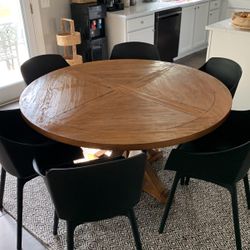 Abasi Pedestal Dining Kitchen Table