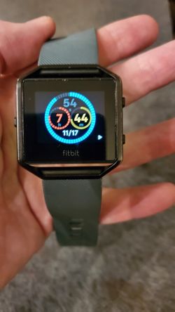 Like new Fitbit Blaze Gunmetal with extra bands.