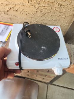 Electric single cook top