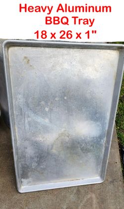 Heavy-Duty Aluminum BBQ Tray  - $10