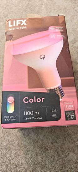 LIFX Color BR30 Smart Wi-Fi LED Light Bulb