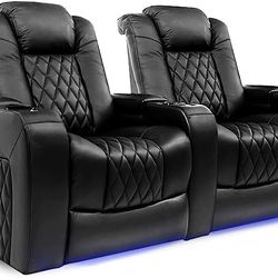 Valencia Tuscany Home Theater Seating | Premium Top Grain Italian Leather
