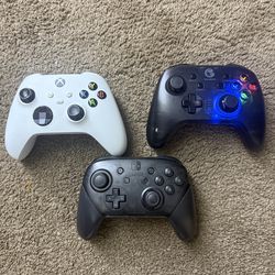 Xbox&switch controllers (check description)