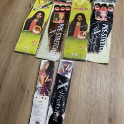  Hair extensions . Outre Xpression Synthetic 3X ULTRA BRAID - 6packs 