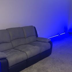 Reclining Couch With Phone Chargers