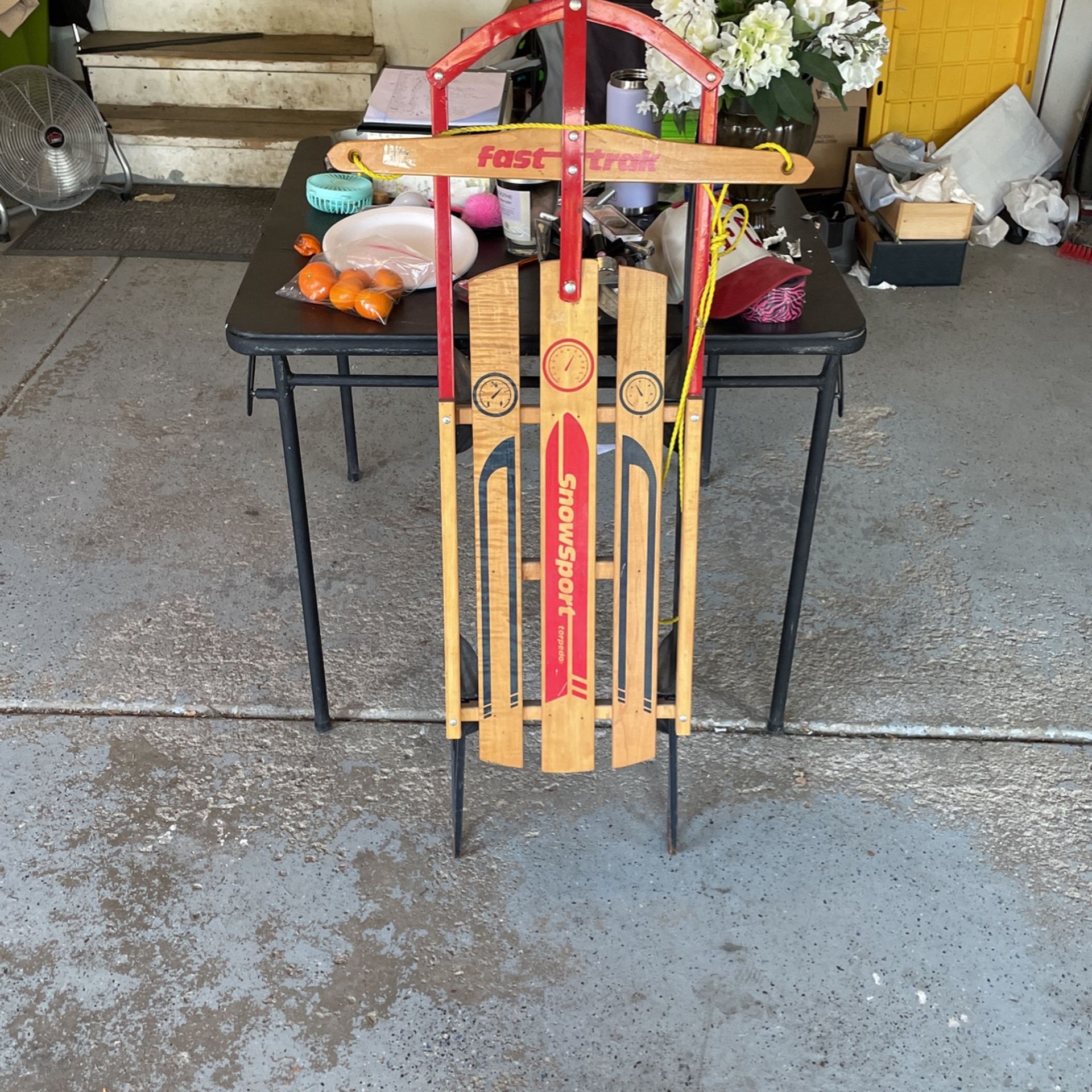 Fast Track Snow Sled 50” EUC Made in Canada