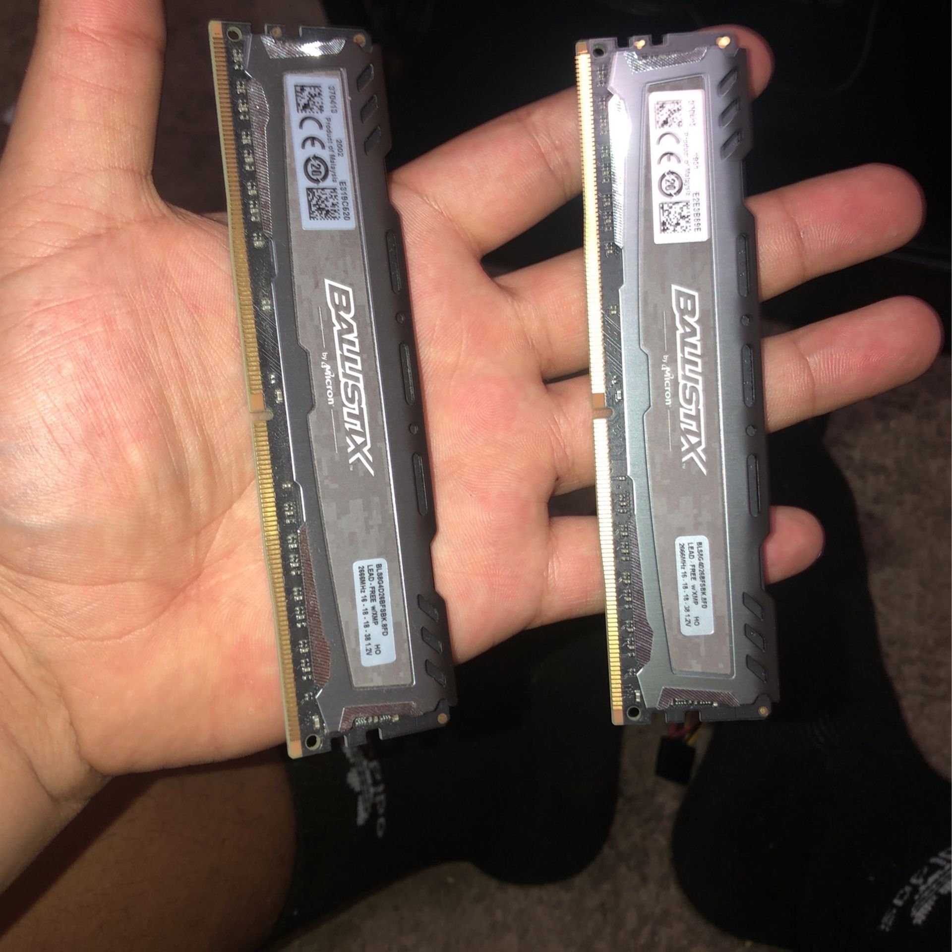 ballistix 16gb of ram 8 x 2gb