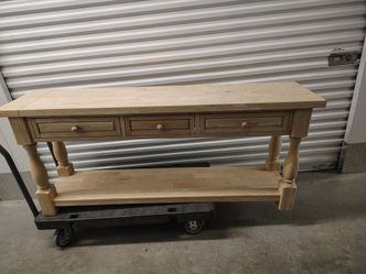 Ready for paint, stain  or clear clear buffet