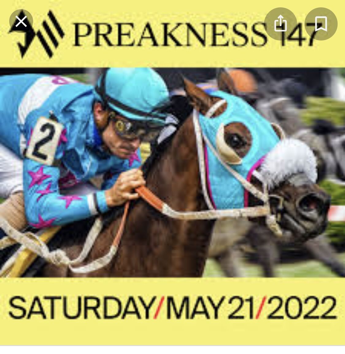 Preakness Tix