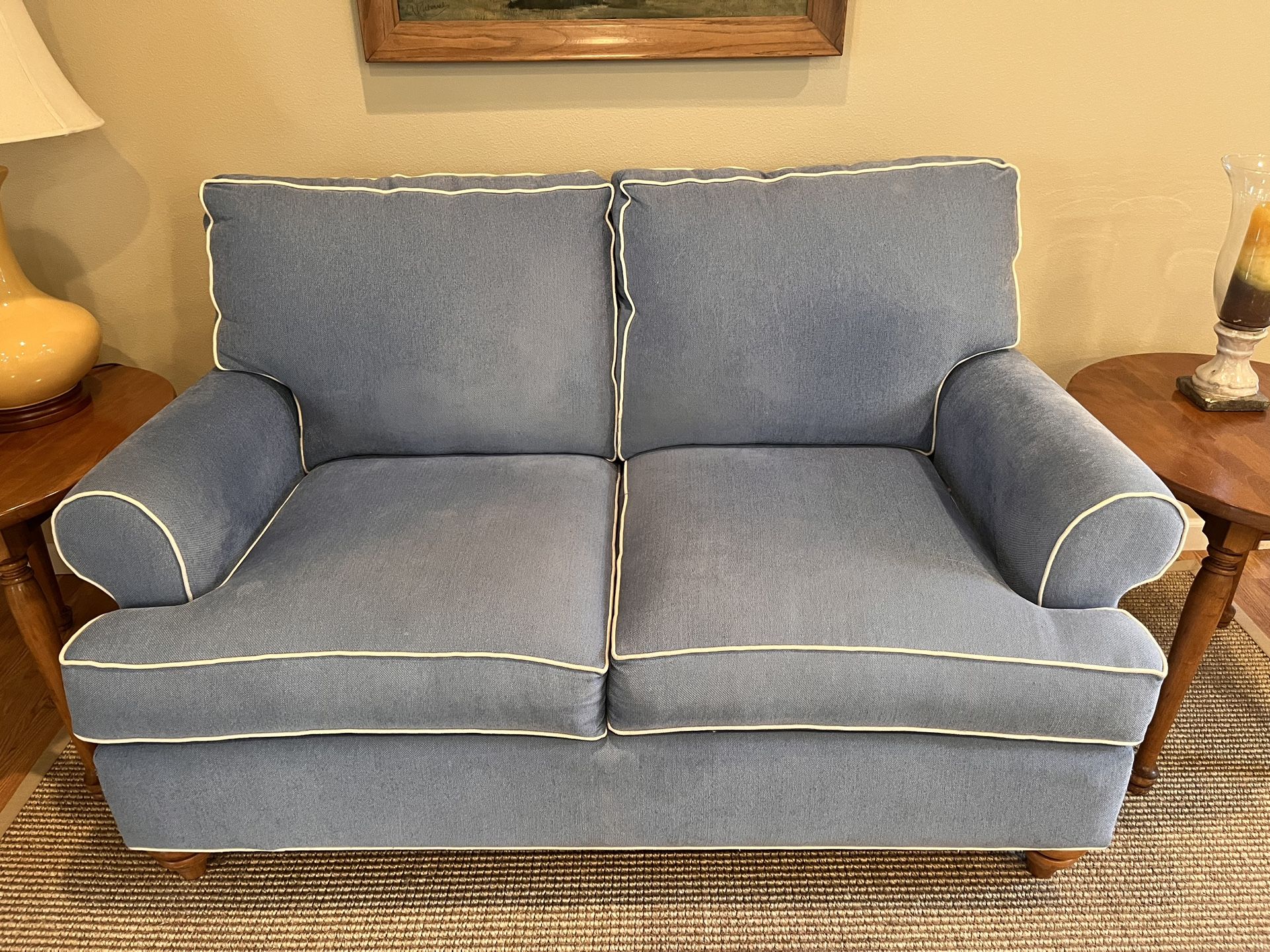 Adorable Basset Loveseat