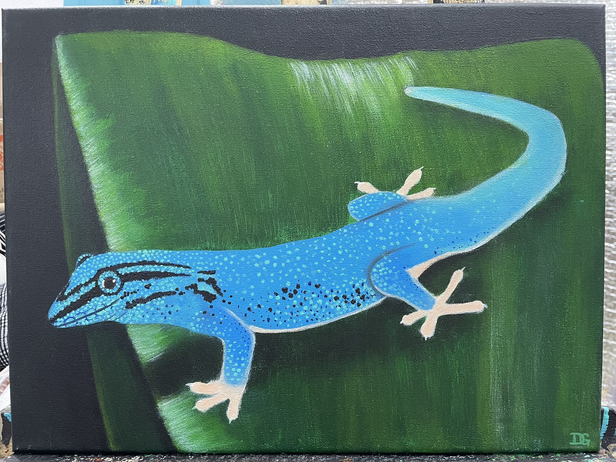 Electric Blue Geco
