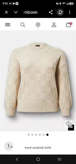 Torrid Crew Pullover Sweater (Size 2)