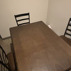 Dining room Table and 4 Chairs 