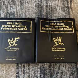 22kt Gold WWF Cards 119 Cards!