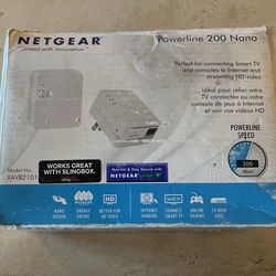 Net gear Power line 200 Nano. New