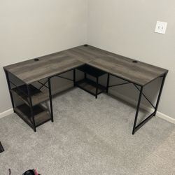 L-Shaped or Two-Person Interchangeable Desk