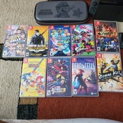 Nintendo Switch With All These Games And Case Perfect Condition 