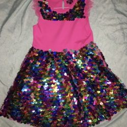 Girls' Nickelodeon JoJo's Closet Sequin Dress - Pink XL (14-16)