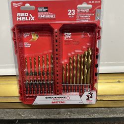 MILWAUKEE TITANIUM DRILL SET