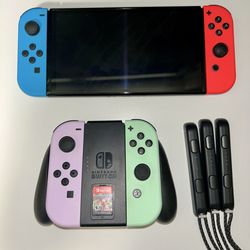 Nintendo Switch OLED Bundle – Loaded Setup! Total Value: $570