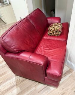 Genuine Leather Set Red