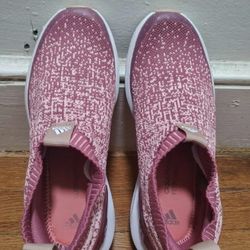 Adidas Laceless Rapidarun Cloudfoam Fitfoam Women's Running Shoes Used Size 5 1/2