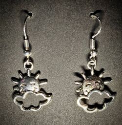 Sun & Cloud Earrings 