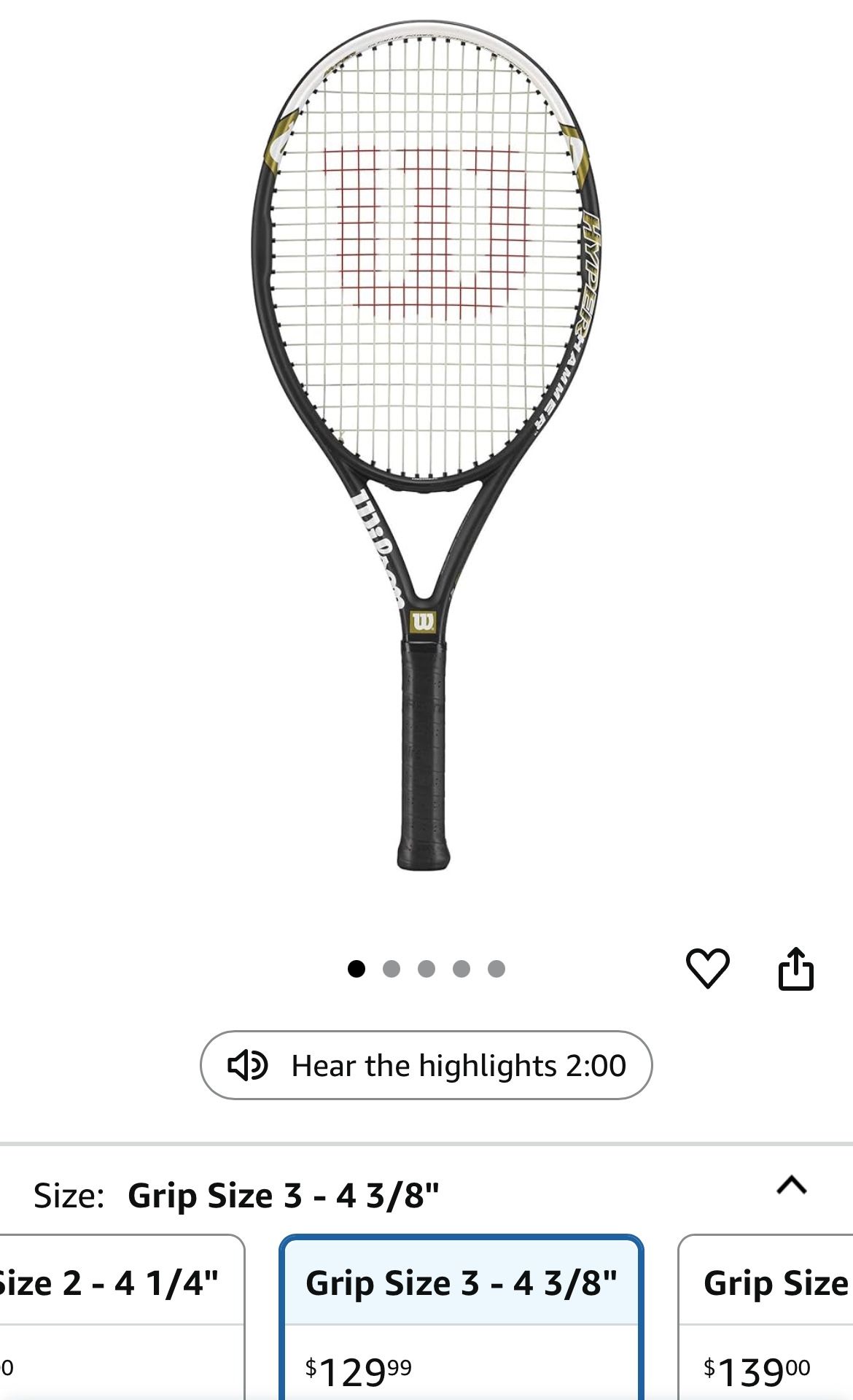 Wilson Hyper Hammer 5.3