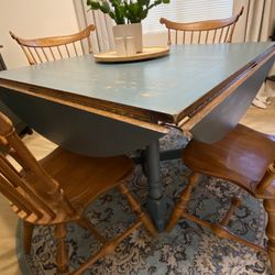 Unique Antique Farmhouse Style Dining Table Round Or Square