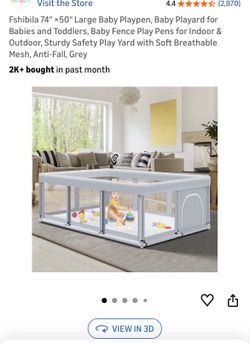 Baby Playpen Large 74x50