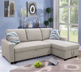 Tope microfiber sectional sleeper sofa couch