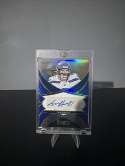 Sam Howell Autograph  Card Seahawks Jersey 
