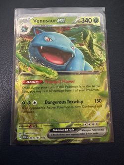 Pokemon Venusaur ex #003/165 SV-151