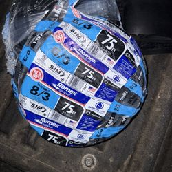 Romex Wire 8/3 with Ground, NM-B, 75 Feet