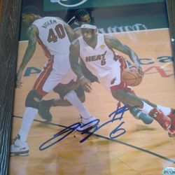  Lebron James Signed Framed Photo 