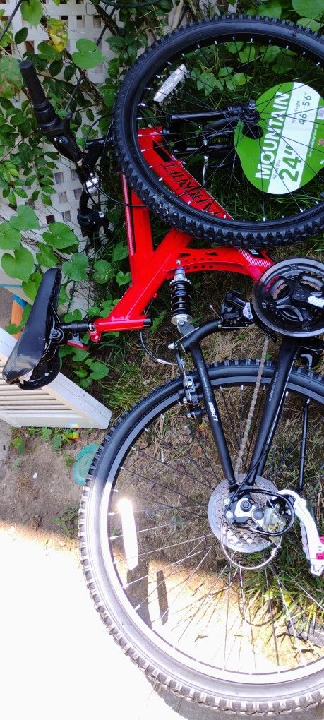 Delta Gauntlet Mountain Bike 24in 18 Speed.