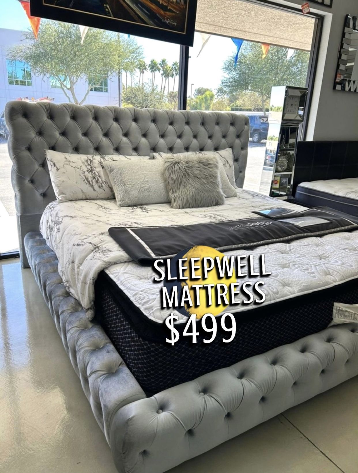 Queen Bed Frame With Mattress Included