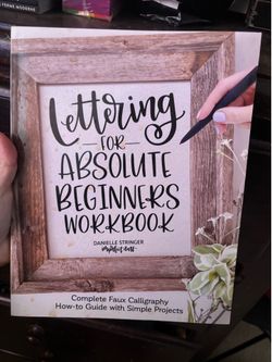 Lettering beginners workbook