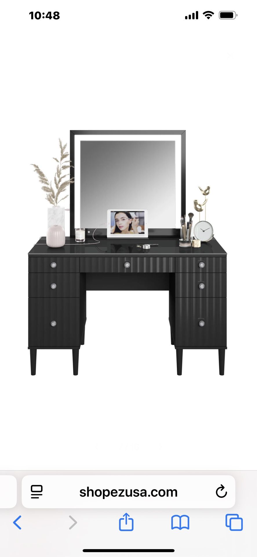 MARILYN VANITY -BLACK