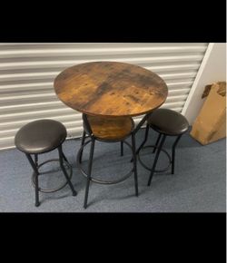 Table and 2 chairs