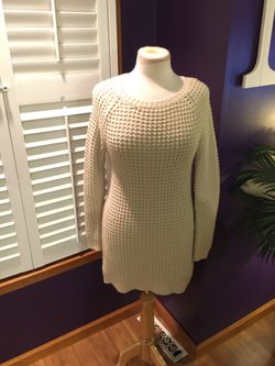 Forever 21 size small beige sweater dress