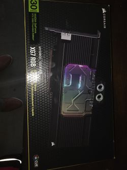 Corsair Hydro X Series XG7 RGB 30-Series Founders Edition GPU Water Block (3080) - Fits NVIDIA® GeForce RTX™ (3080)