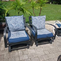 All Aluminum Rocking Chairs With Cushions