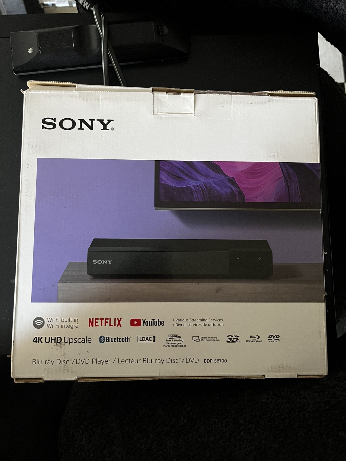 Sony BDP-S6700 4K Upscaling 3D Streaming Blu-ray Disc Player