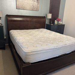 Cal King mattress  With New  Box Springs
