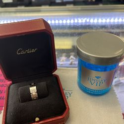 White Gold 18kt Cartier Wedding Band 