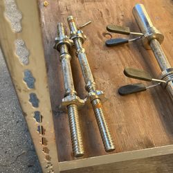 Threaded dumbbells