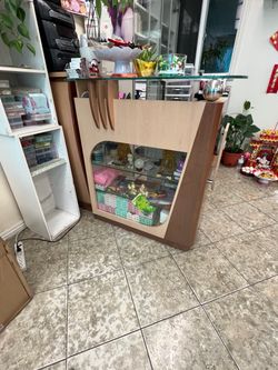 Glass Reception / Cashier Desk