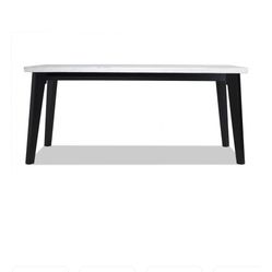 Elm Espresso Marble Dining Table 70x38x30 JUST TABLE NO CHAIRS