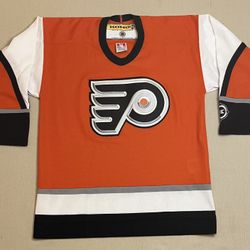 Vintage 90s Koho Philadelphia Flyers Jersey Hockey  - Size Youth L/XL - NHL -